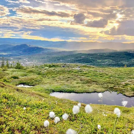 בית נופש Mountain With Jacuzzi Near Turufjell